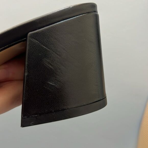 New Everlane The Double Strap Heel in Black Size 9 - Picture 7 of 11